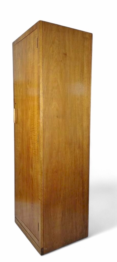 Heals narrow wardrobe in figured walnut