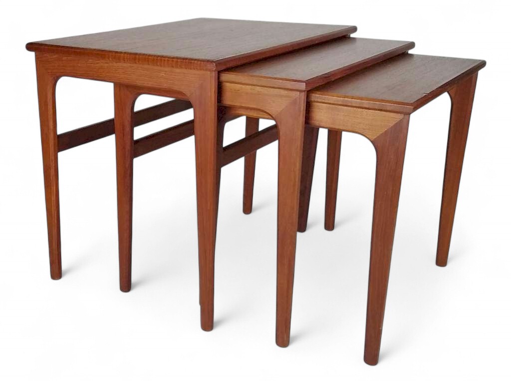 Mid Century Danish nest of tables in teak