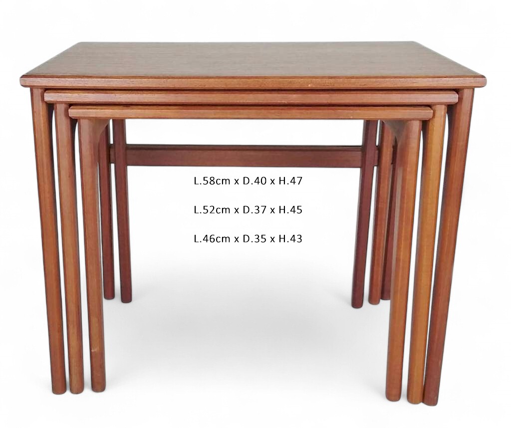 Mid Century Danish nest of tables in teak