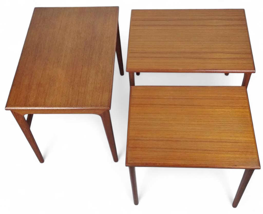 Mid Century Danish nest of tables in teak