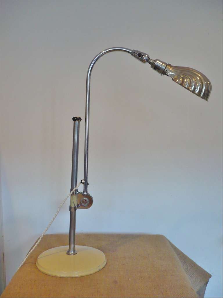 Adjustable desk light in chrome , Bestlite .