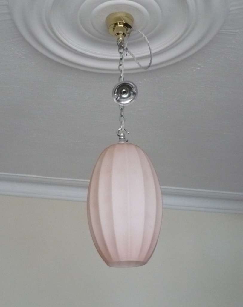 Art Deco glass ceiling light
