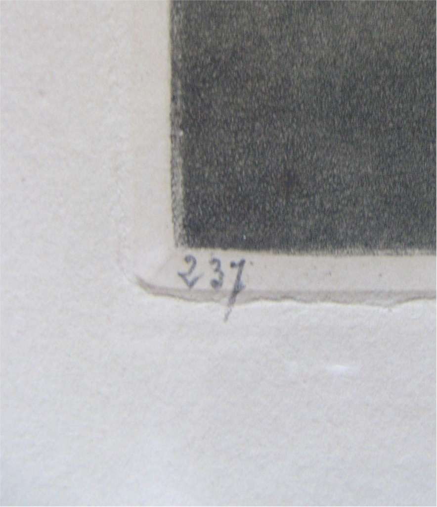 Gilt framed Provencal view lithograph signed by H. Callor 1930's measures 28in x 30 x 2 inches. Goo