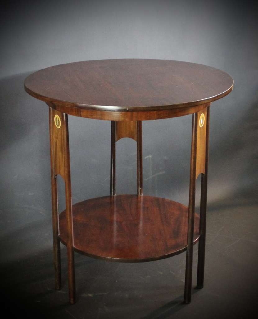 Arts and Crafts circular occasional table