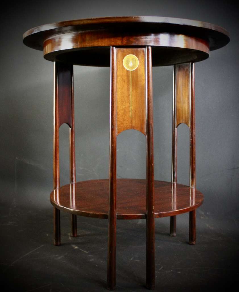 Arts and Crafts circular occasional table