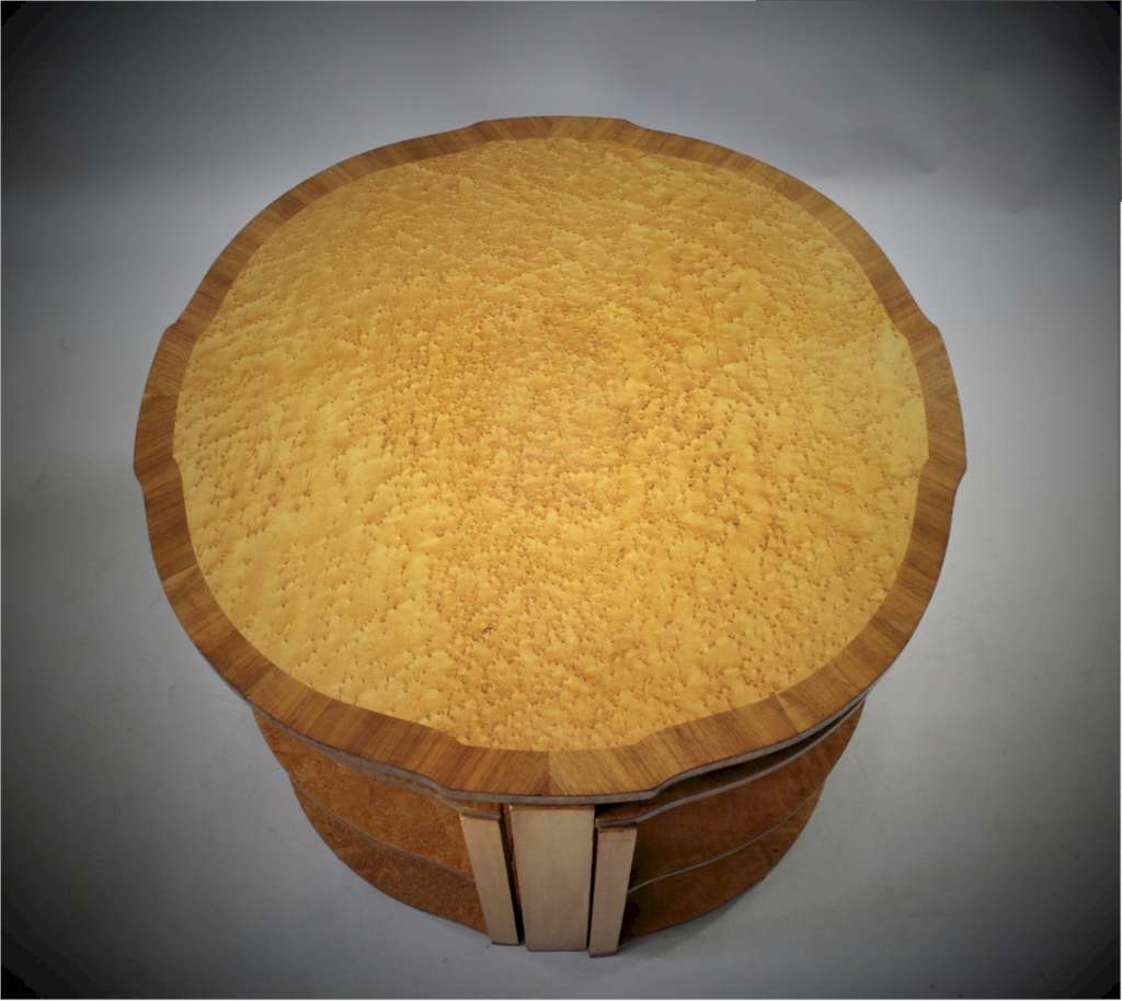 Art Deco nest of five tables.