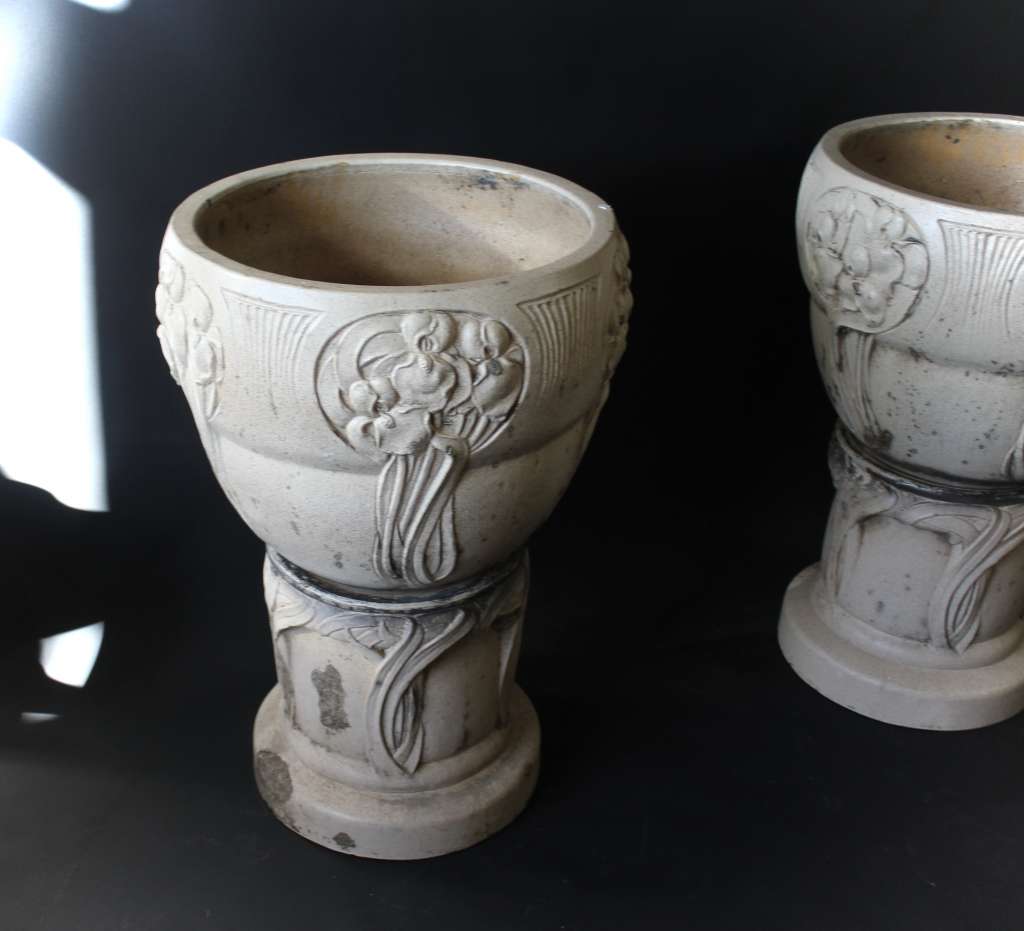 Pair of Arts and Crafts Jardinieres by LefCo