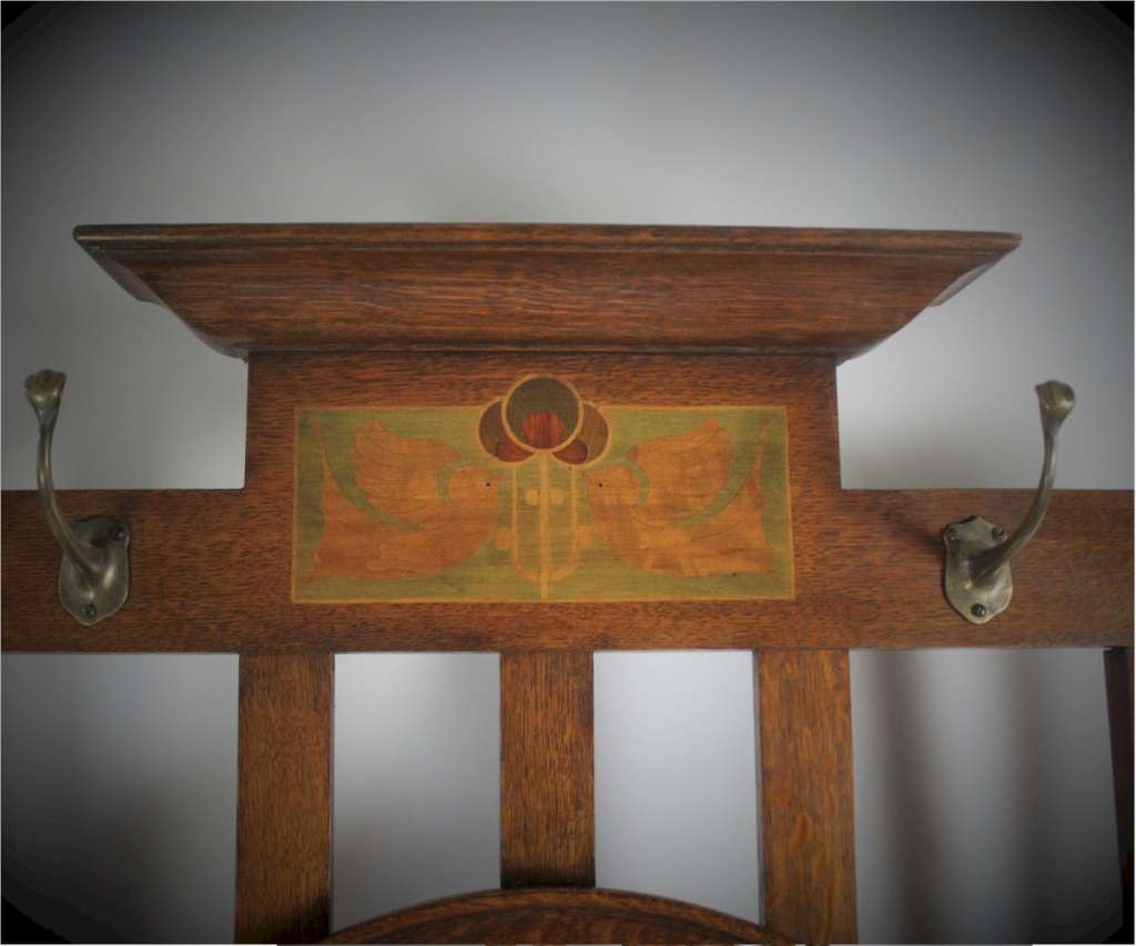 Arts and Crafts Hallstand by Shapland and Petter