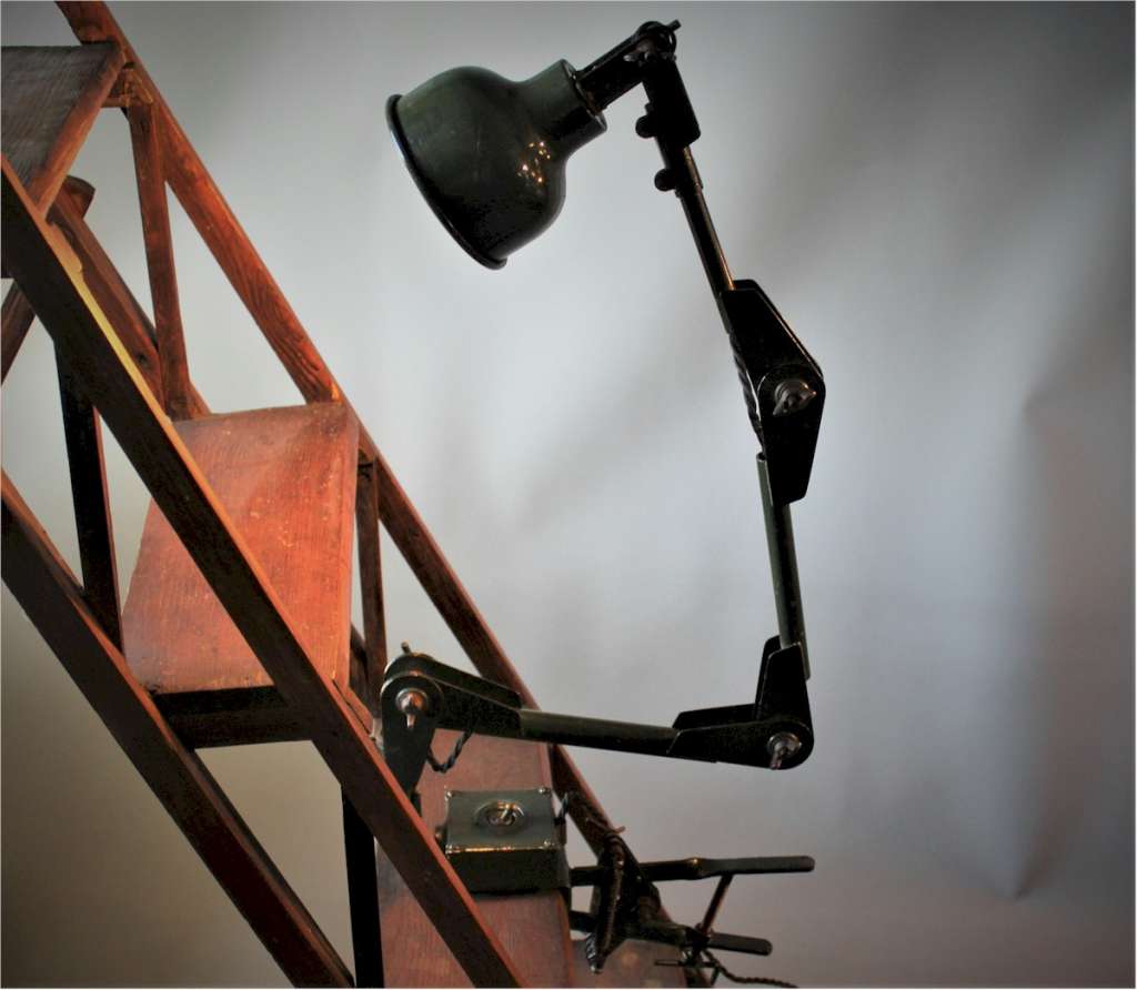 US mid century Military adjustable desk lamp MK3 OS 1838 GA