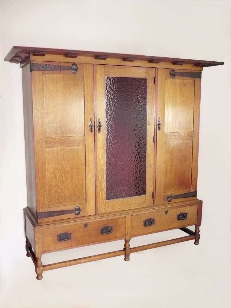 Ambrose Heal 3 door Newlyn wardrobe in oak