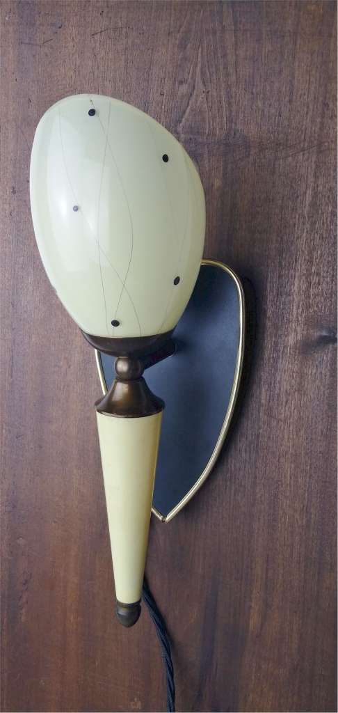 Very stylish Mid Century wall light polka dot