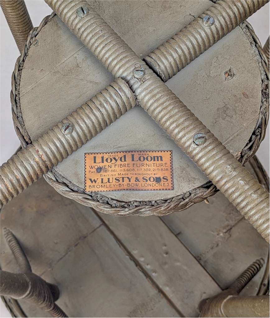 Lloyd Loom 1930's side table