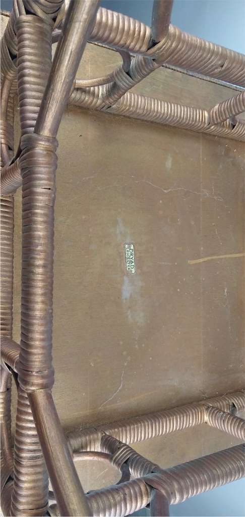 Rare Dryad side table with label