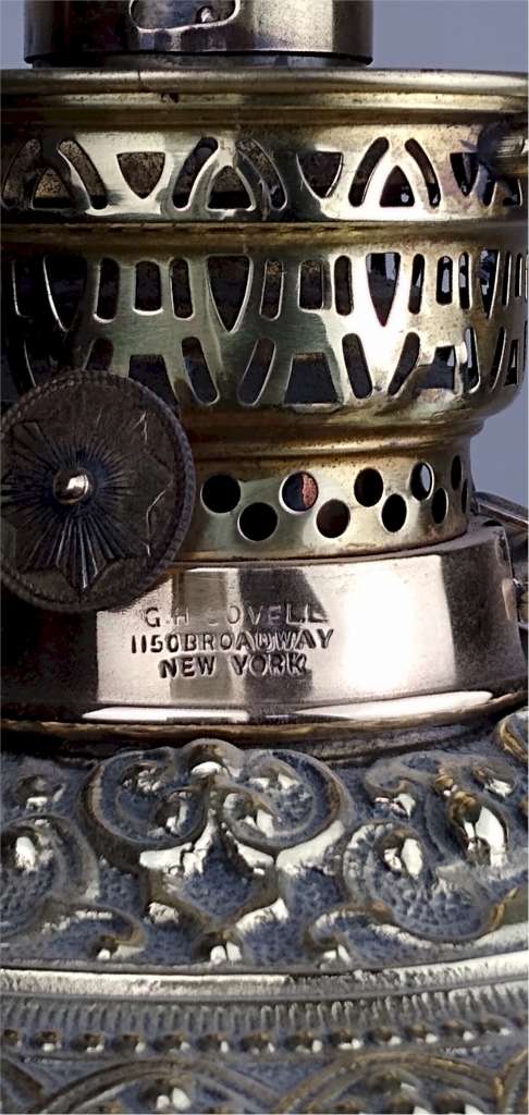 Pretty American Aesthetic brass standard lamp