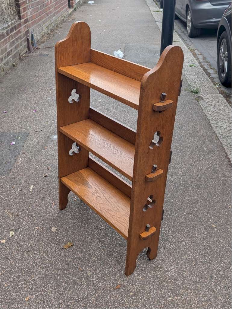 Liberty & Co bookcase in golden oak