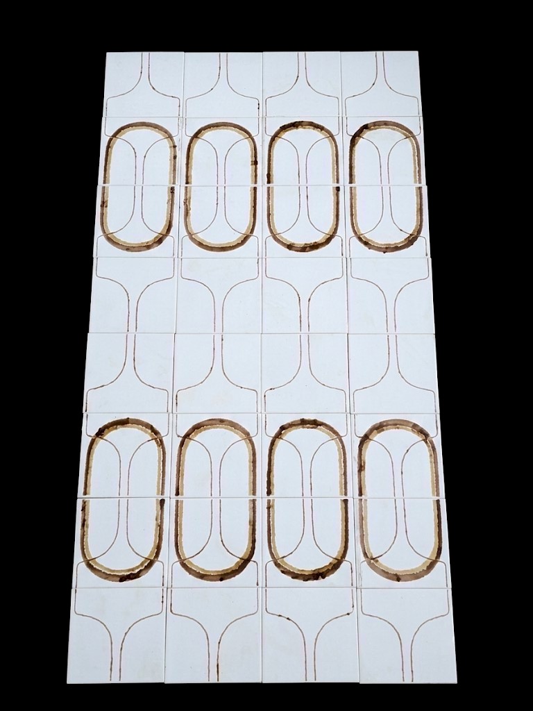 French ' Pop Art ' tiles dated 1970