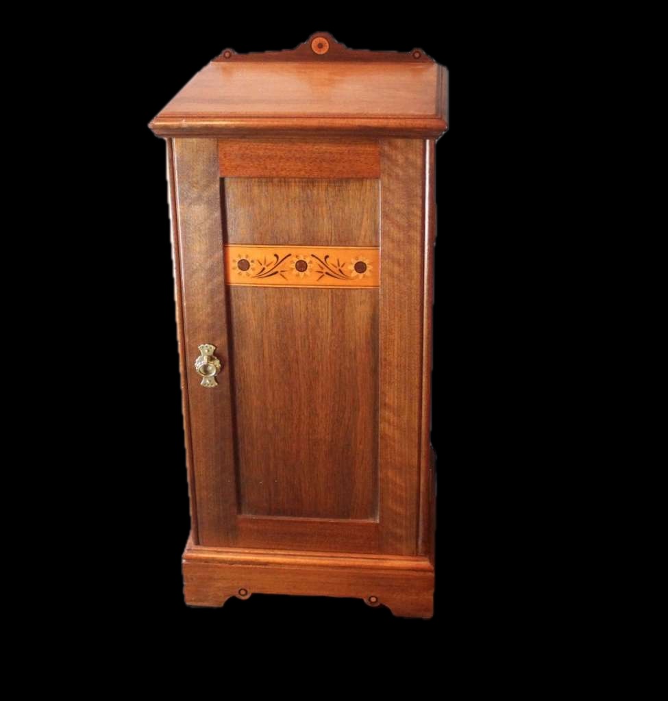 Aesthetic Movement bedside cabinet