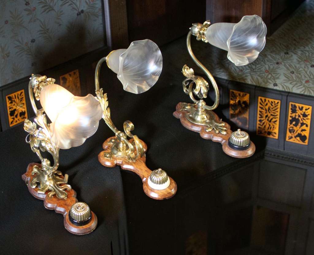 Gothic Revival wall lights