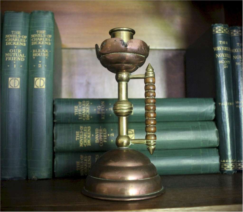 Arts and Crafts chamberstick by Benham and Froud.