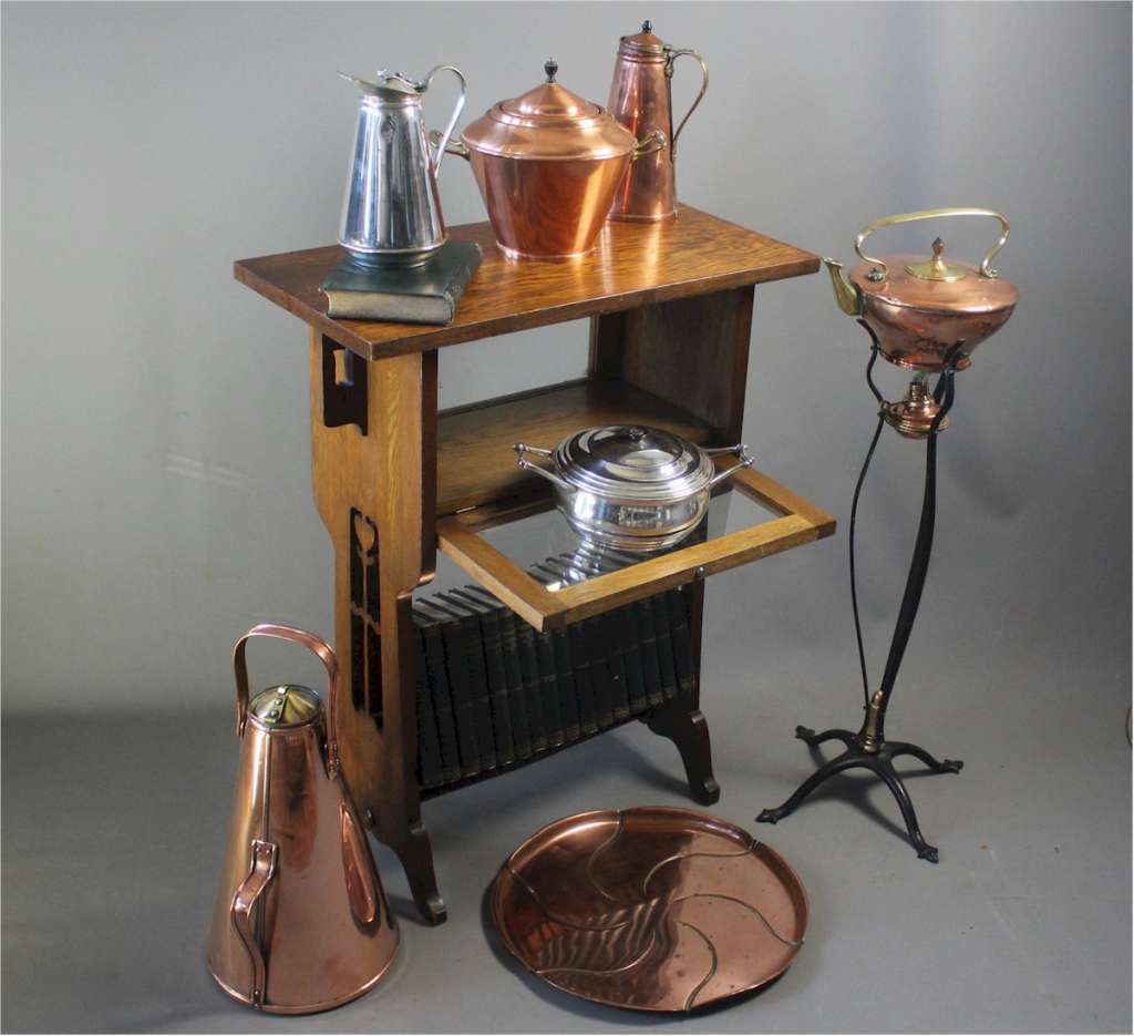 Benson: Copper and ebony jacketted vessel