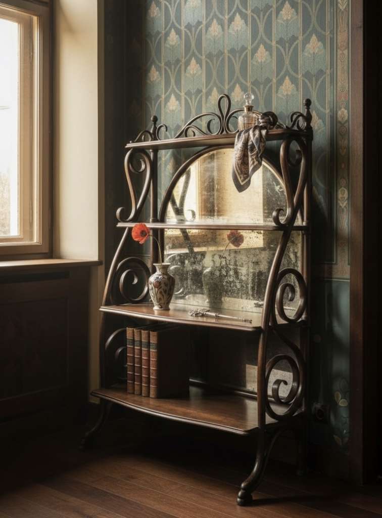 Bentwood Thonet Waterfall Etagere Display