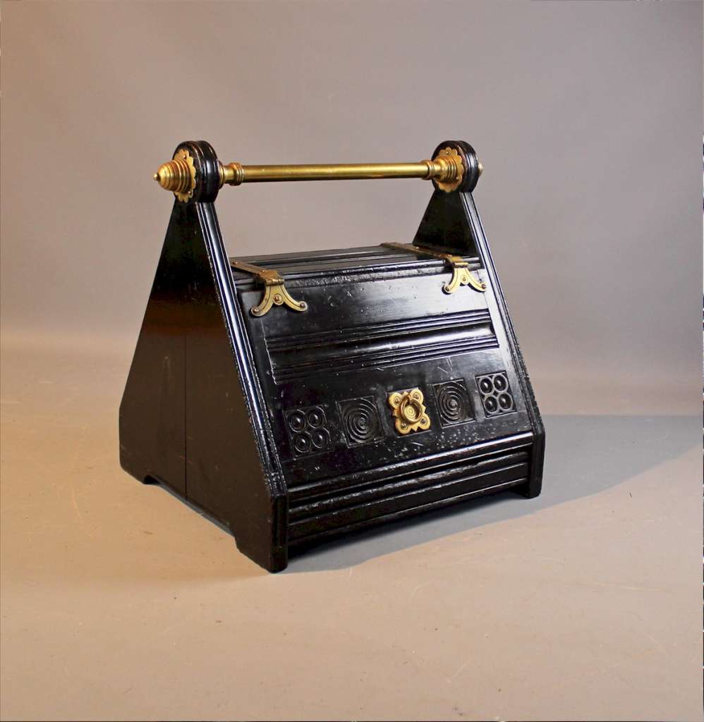 Aesthetic Movement coal scuttle by Dresser