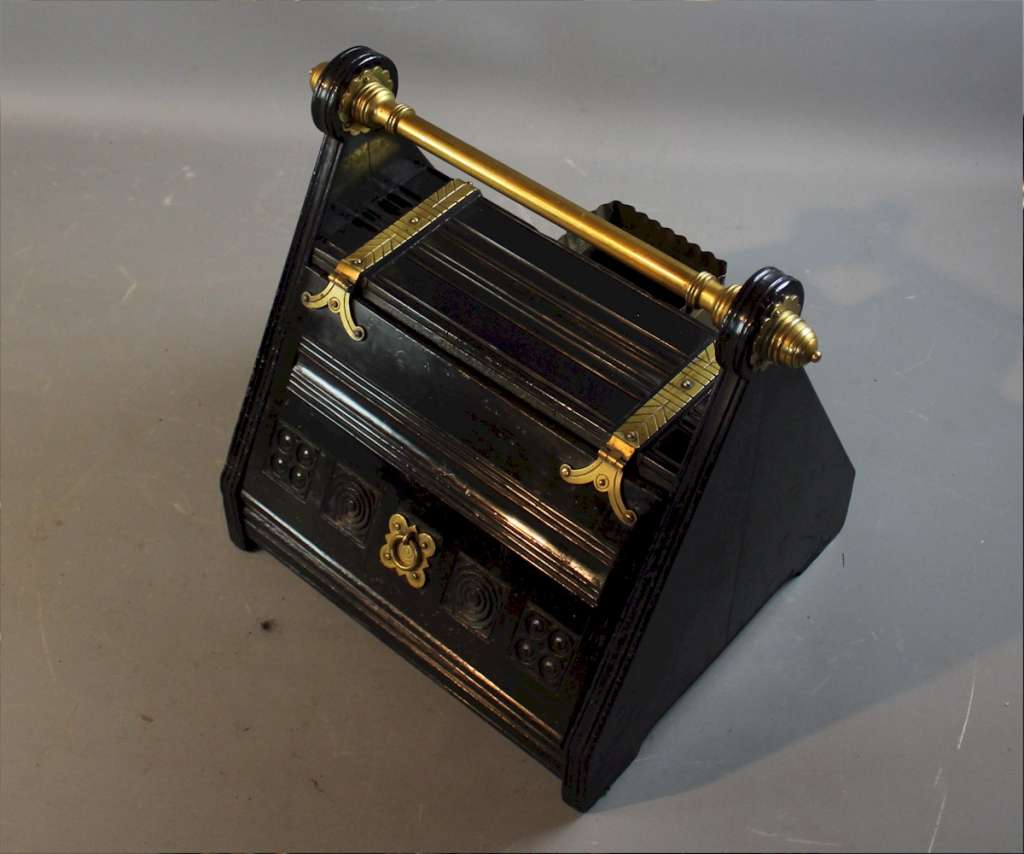 Aesthetic Movement coal scuttle by Dresser