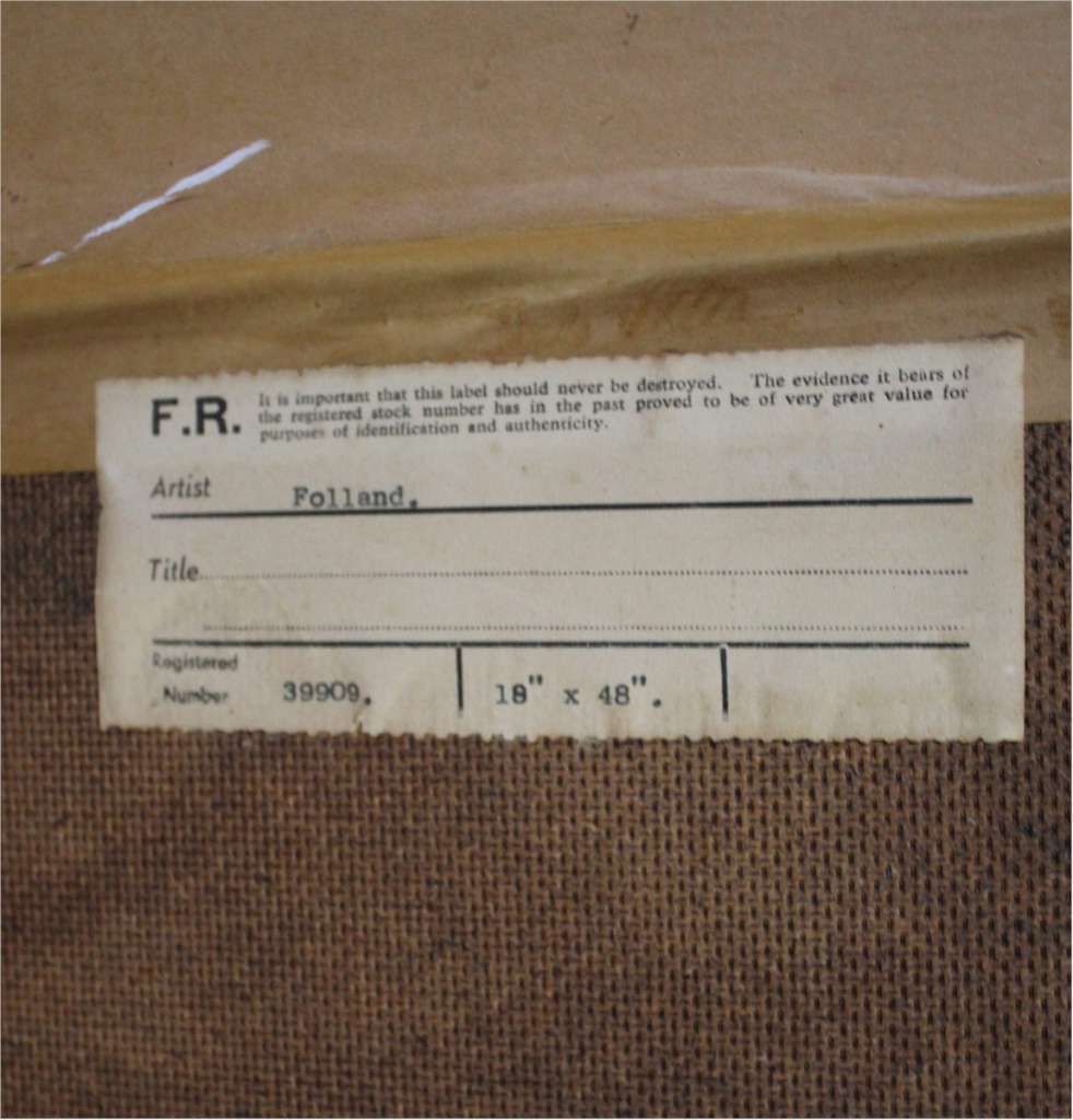 Oil painting by Ron Folland