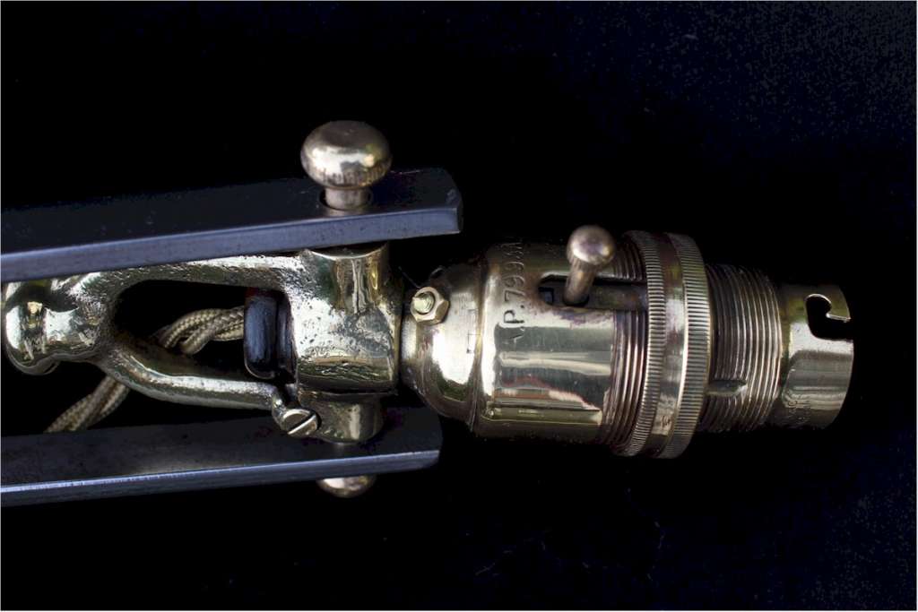 Antique nautical Gimbal lamp