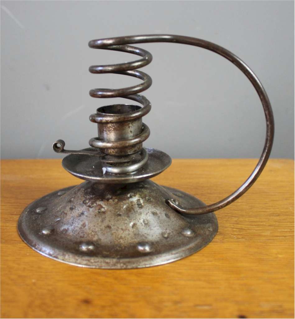 Rare Goberg arts and crafts chamber stick