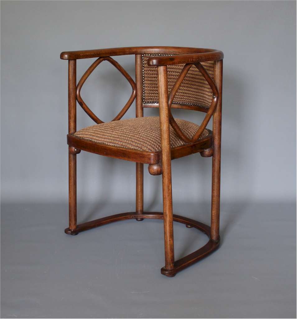 Josef Hoffmann Bentwood Fledermaus tub Chair