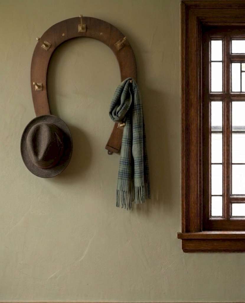 Maple & Co Jockey Club coat rack in oak