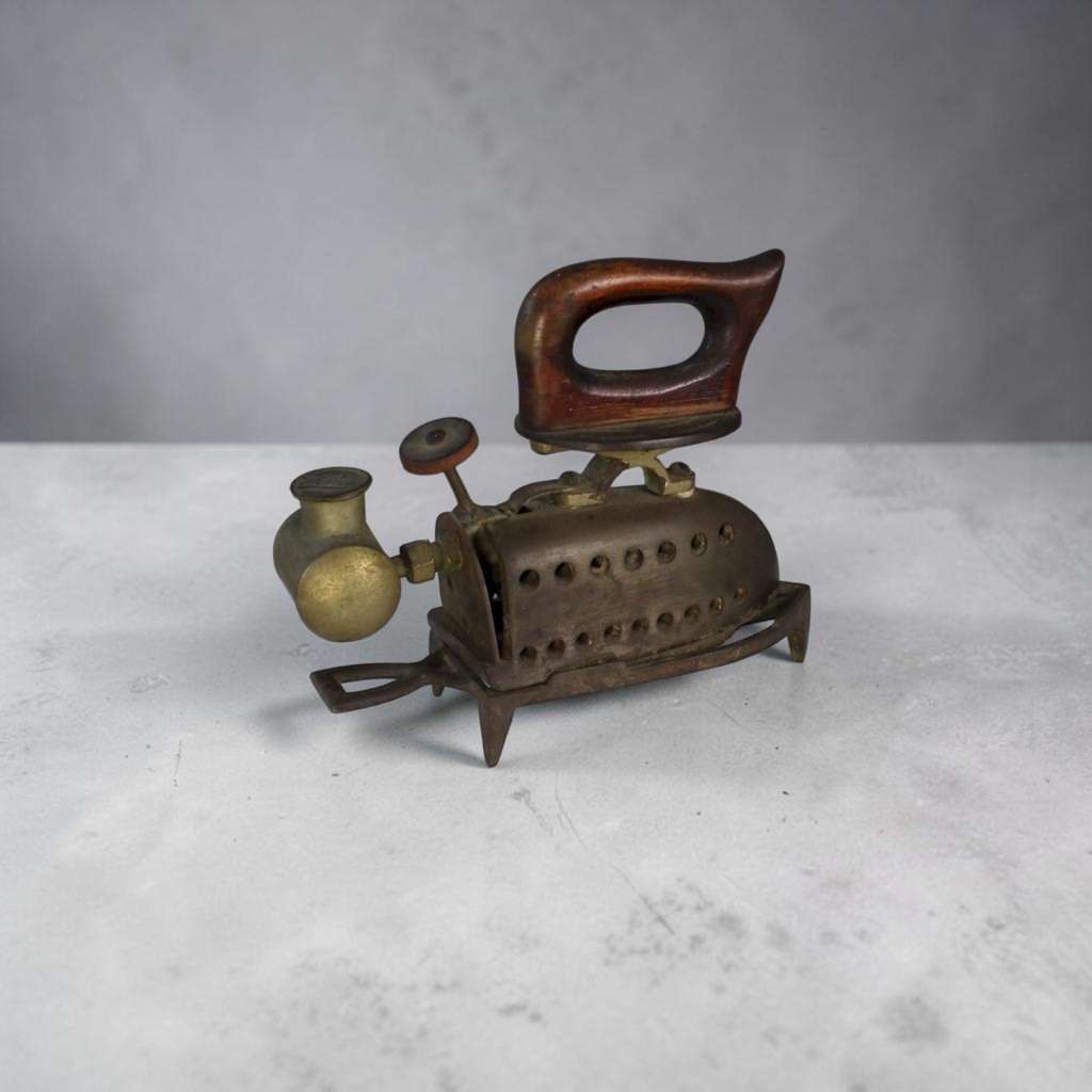 Antique spirit iron by Wama around c1900