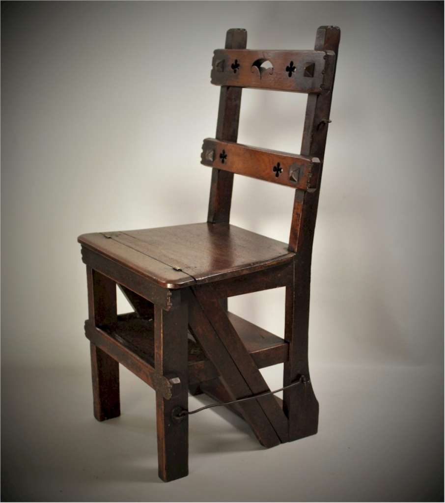 Metamorphic library chair / steps