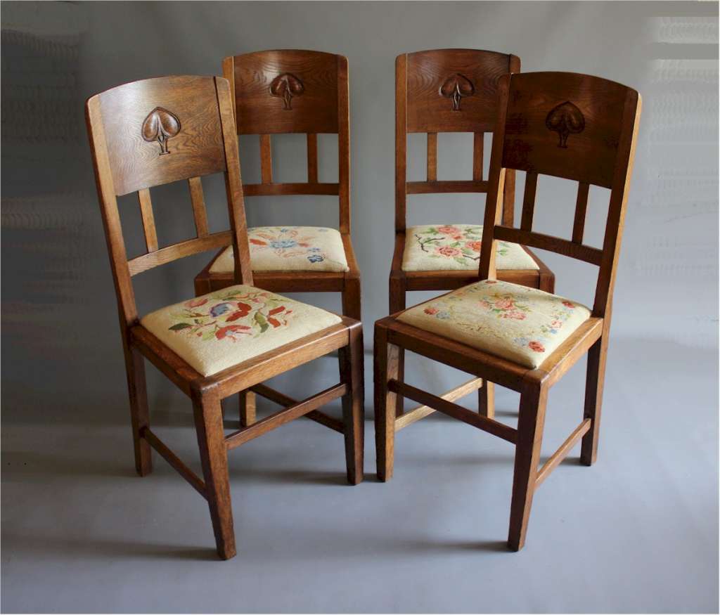 Arts and crafts chairs by W.J Neatby
