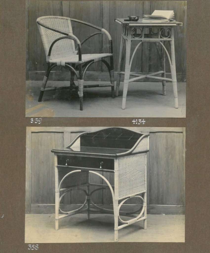 Rare Dryad side table with label