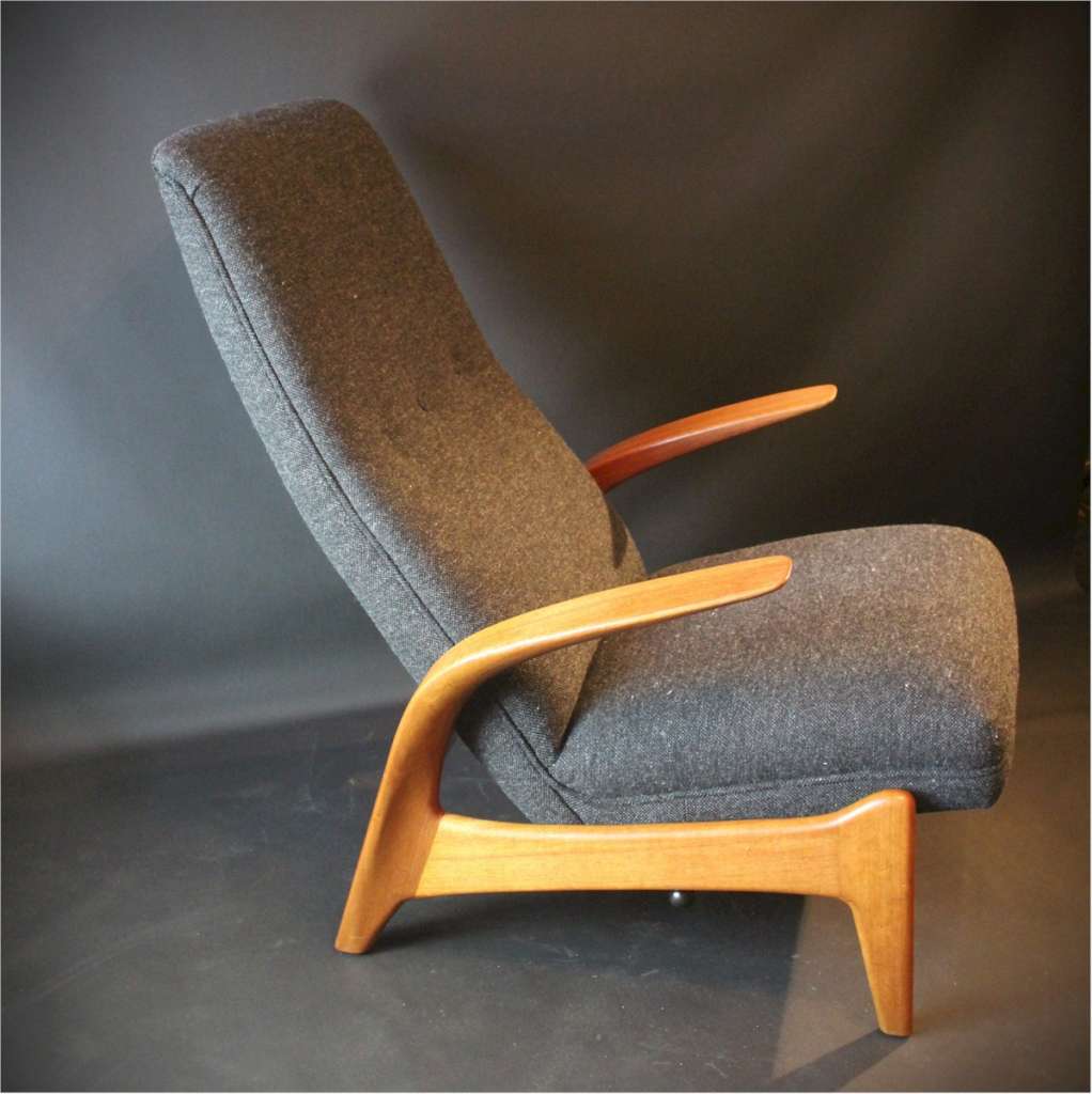 Mid Century Rock 'N' Rest Teak Armchair By Gimson & Slater