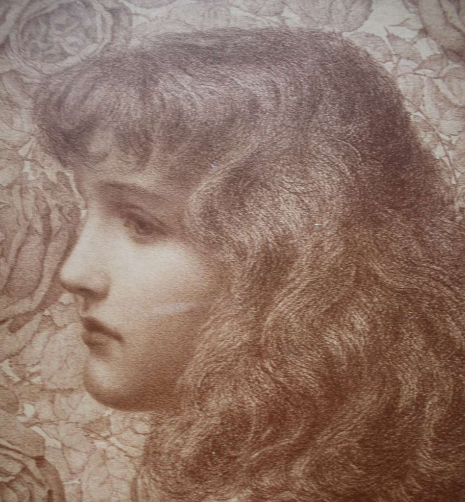 Pre-Raphaelite print by Henry Ryland
