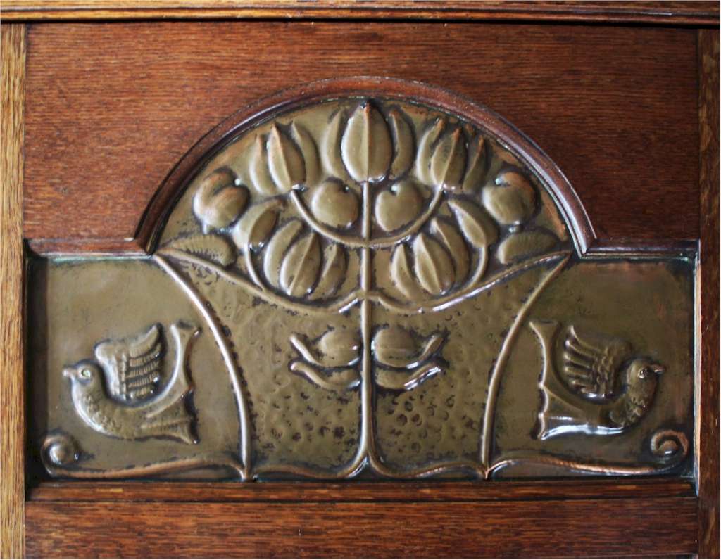 Arts and Crafts wardrobe by Shapland and Petter