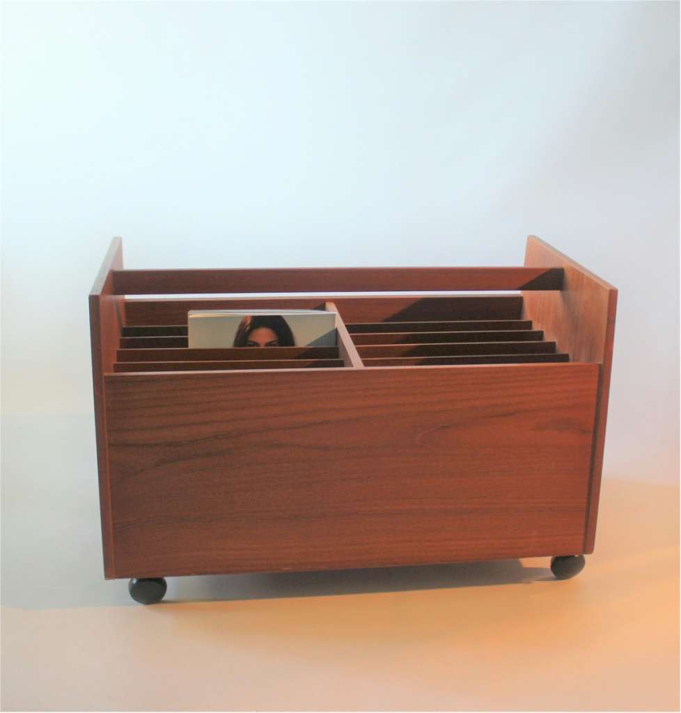 Magazine Rack in Teak by Rolf Hesland for Bruksbo Norway 1960s.