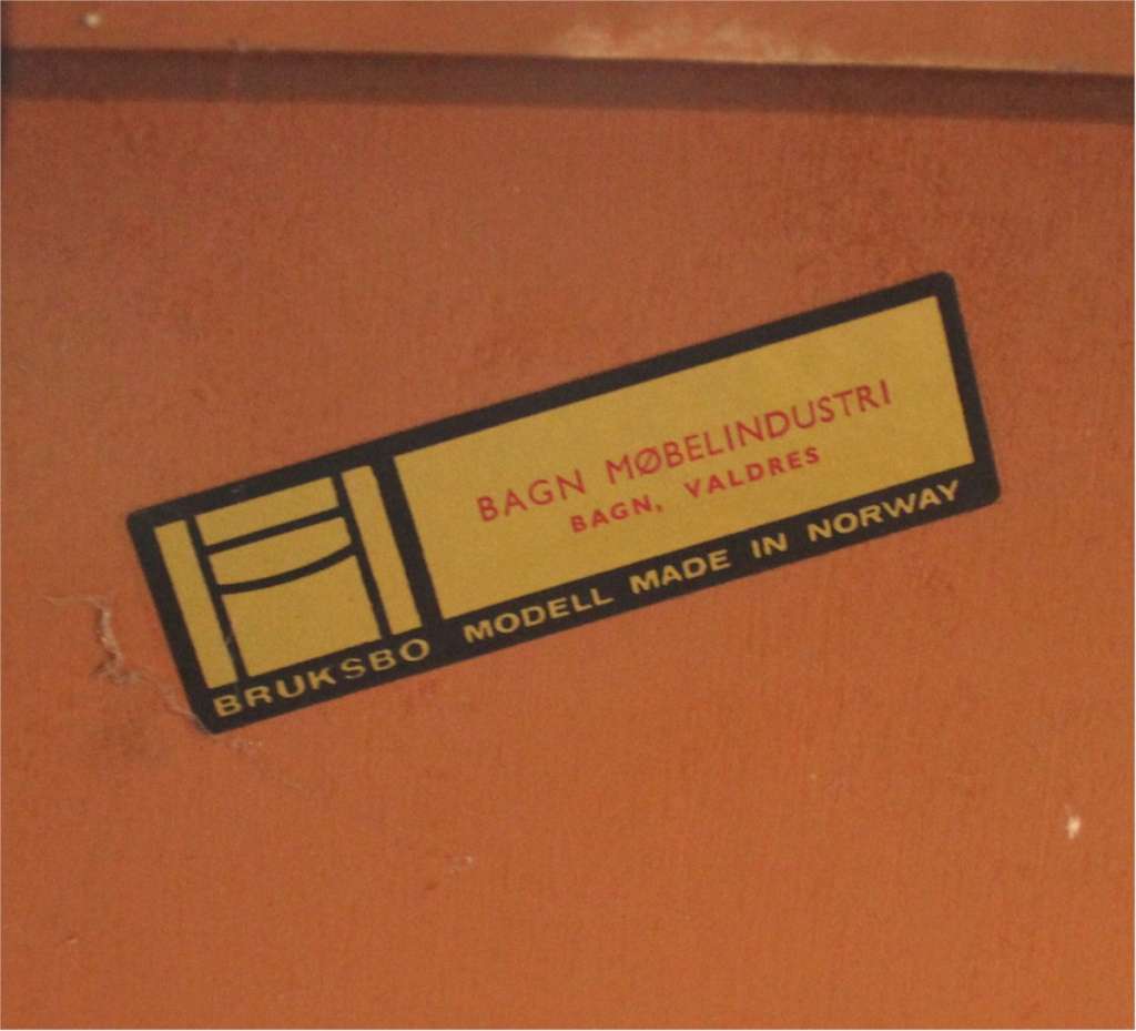 Magazine Rack in Teak by Rolf Hesland for Bruksbo Norway 1960s.