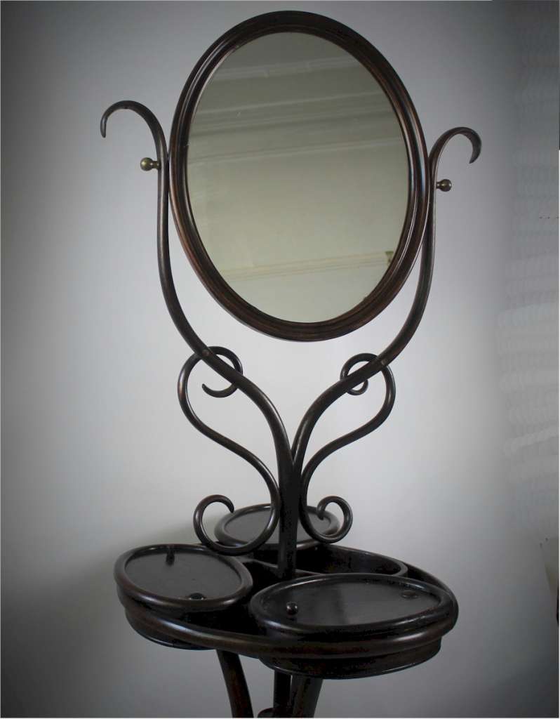 Thonet bentwood Vanity Toilet Mirror No 1.