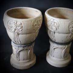 Pair of Arts and Crafts Jardinieres by LefCo