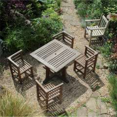 R A Lister Garden Set Table And Four Chairs