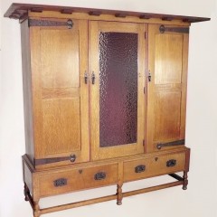 Ambrose Heal 3 door Newlyn wardrobe in oak