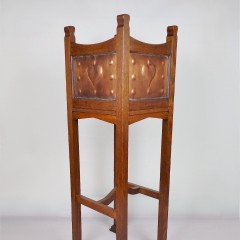  Shapland & Petter plantstand in oak with copper panels