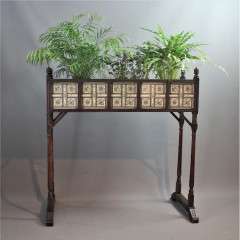 Aesthetic Movement planter with tiled front