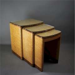 Art Deco nest of three tables.