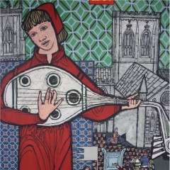 1950's Festivals of Britain poster on board.