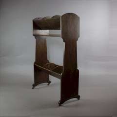 Ambrose Heal arts and crafts book trough in oak c1900